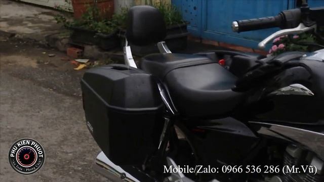 Honda Shadow 150 chế baga gắn thùng cặp hông givi E22N!!! tại shop Phụ Kiện Phượt смотреть онлайн