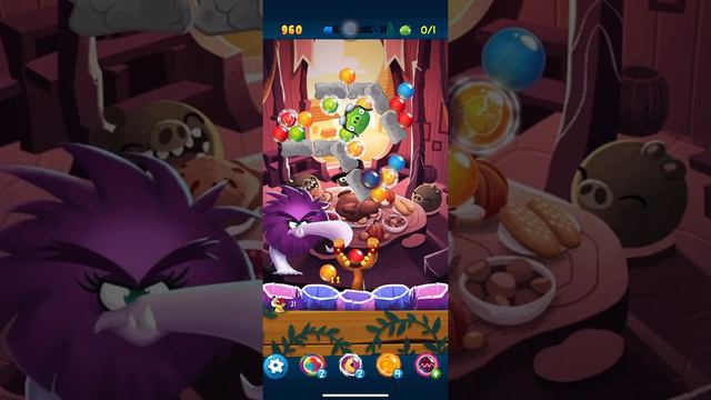 AB POP Angry Birds Level 381-383 game play hard level Win Win with high score! смотреть онлайн