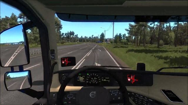 Euro Truck Simulator 2: Baltic Sea DLC: Tallinn (EST) - St. Petersburg (RUS) Timelapse смотреть онлайн