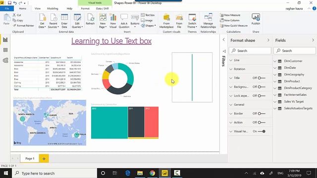 Shapes Power BI смотреть онлайн