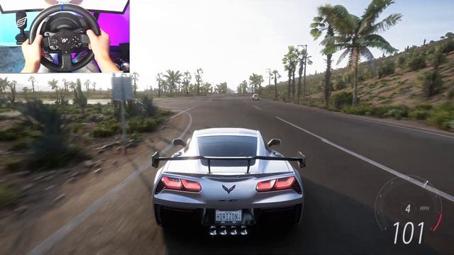 Corvette ZR1 C7 DRIFT | Forza Horizon 5 | Steering Wheel Gameplay смотреть онлайн