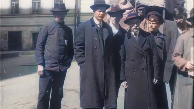 Киножурнал Кино-неделя №1. 20.05.1918 г. Кинохроника в цвете. смотреть онлайн