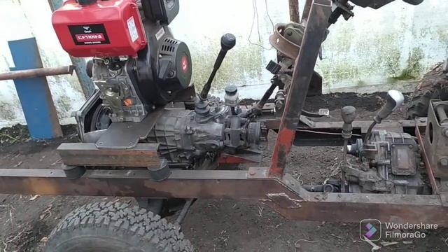 Долгожданное продолжение постройки мини трактора 4×4 классика смотреть онлайн