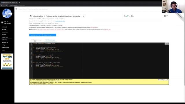 Making the Python coding interview a more positive / less stressful experience смотреть онлайн