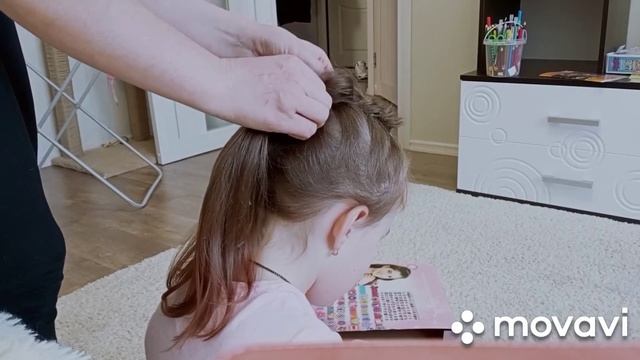 Объемная коса без плетения смотреть онлайн