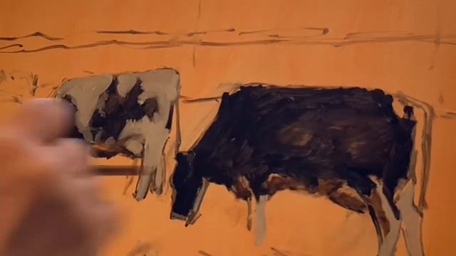 Painting Big - Painting Dairy Cows - Painterly Technique смотреть онлайн