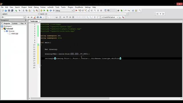 Lesson-9: Drawing a rectangle inside an Image using OpenCV and C++ смотреть онлайн