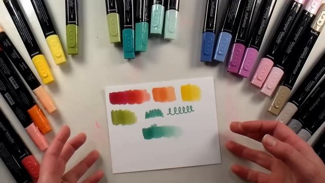 NEW Stampin Blends Marker Review! смотреть онлайн
