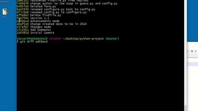 13 finding differences between commits | Git Course смотреть онлайн