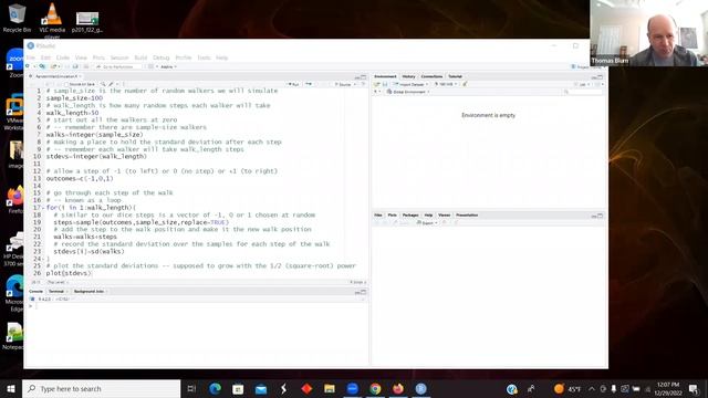 R Programming Demo: Random Walk Simulation смотреть онлайн