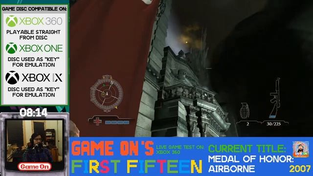 First Fifteen: Medal of Honor: Airborne (Episode #1) - First time playing смотреть онлайн