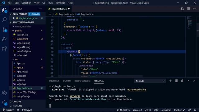 Formik Wrapper Method | Forms using Formik + Material UI in React | Part - 2 смотреть онлайн