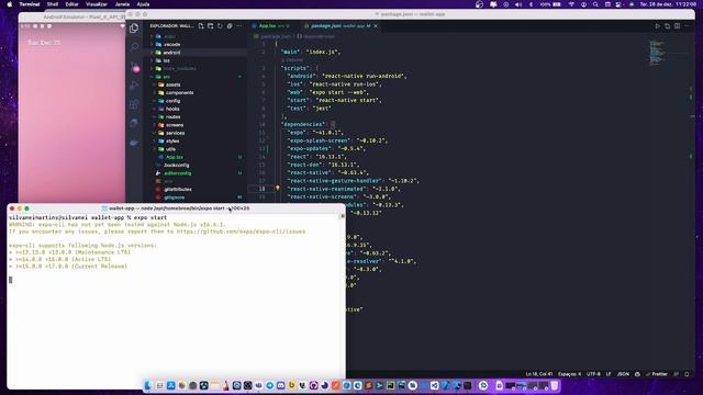 Aula 06 - Curso React Native + Typescript - Executando o projeto Wallet no Android e IOS смотреть онлайн