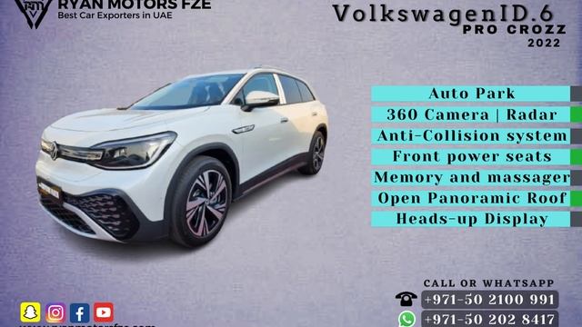 Volkswagen ID6 Pro Crozz 2022 model Full option смотреть онлайн