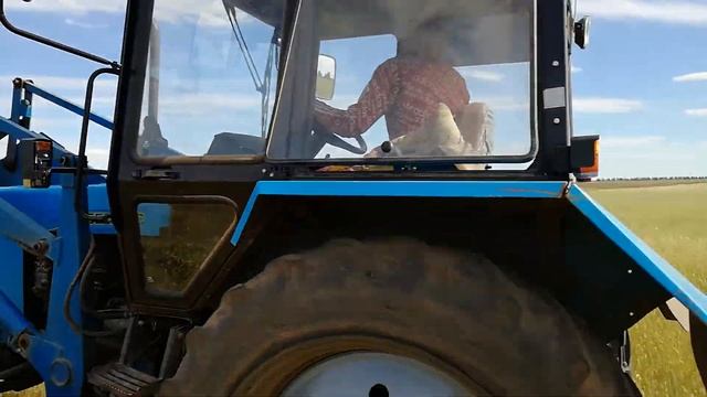 Сенокос, жатка ЖВШ-6,4 метра смотреть онлайн