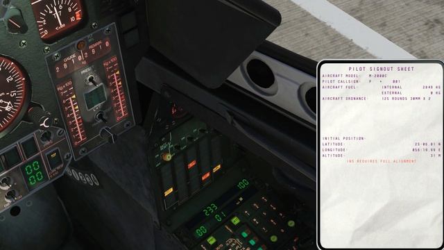 Mirage 2000C: Cold Start & INS Alignment Tutorial | DCS WORLD смотреть онлайн