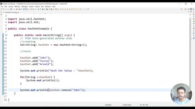 HashSet and its Important method of HashSet in JAVA | हिंदी में | CodeMyth смотреть онлайн