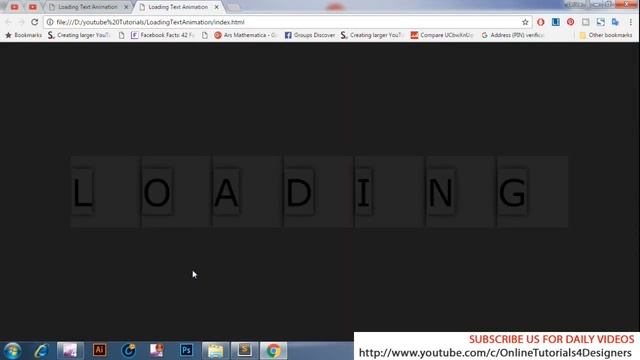 Css Loading Text Animation - Pure CSS Animation Effect смотреть онлайн