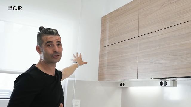 ? Cocina BLANCA MATE Y MADERA con península CJR смотреть онлайн