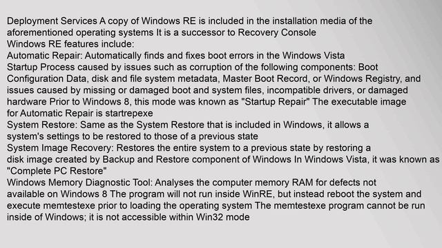 Windows Preinstallation Environment смотреть онлайн