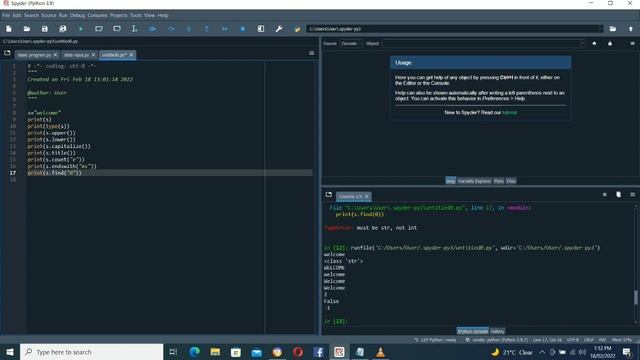 string and string function|| Python|| Episode 8 смотреть онлайн