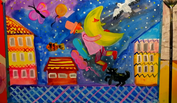 Как нарисовать Волшебную ночь смотреть онлайн