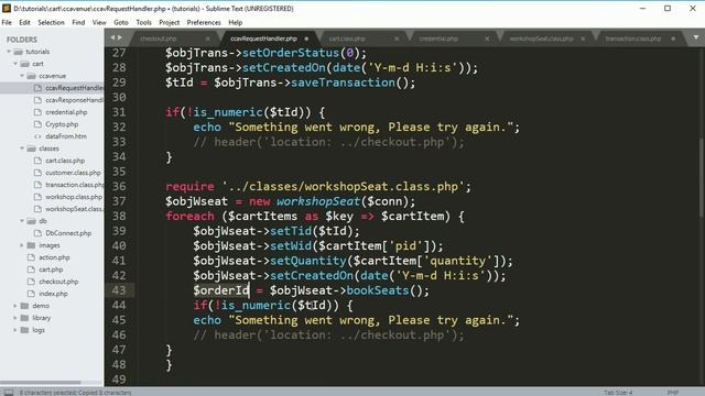 Ecommerce website project in php and mysql: handle CCAvenue request part 10 смотреть онлайн