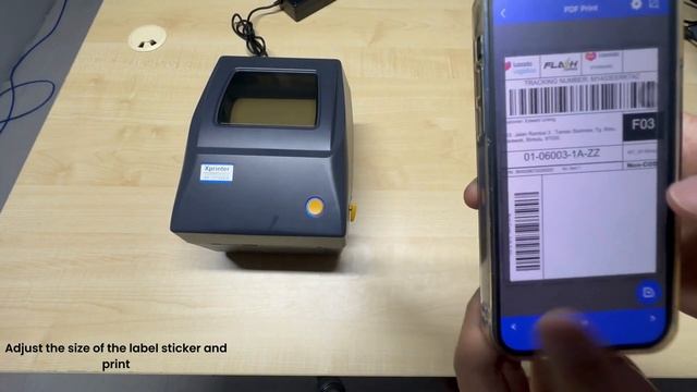 Xprinter XP-DT426B - IOS Bluetooth Printing смотреть онлайн