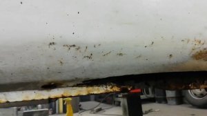 Ремонт порогов на Toyota Vitz