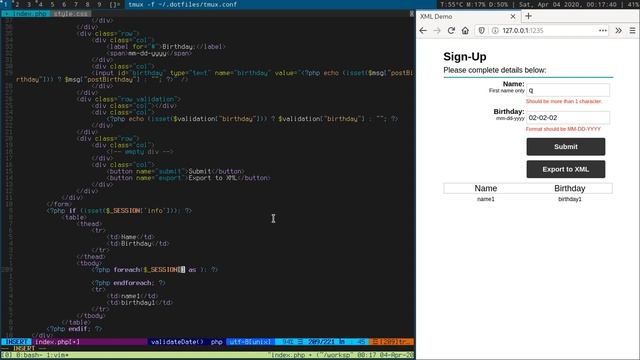 Submit data to table - PHP XML Demo App (Part 5) смотреть онлайн