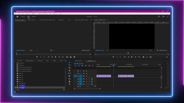 Как отменить действие в Adobe Premiere Pro?