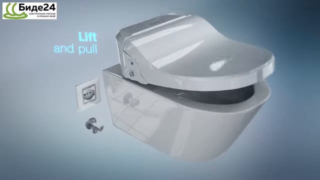 Установка крышки биде SensPa смотреть онлайн