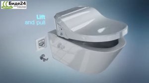 Установка крышки биде SensPa