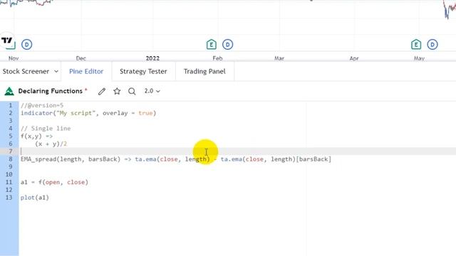 Declaring Functions in Pine Script [v5] ? смотреть онлайн