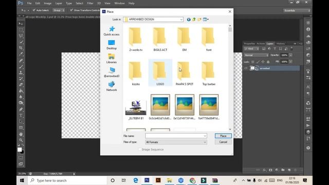 How to create photoshop mockup logo with TIFF, PSD and PNG format смотреть онлайн