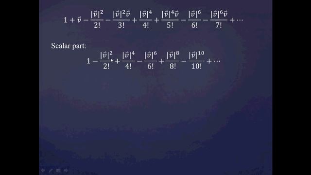 Euler's Formula for the Quaternions смотреть онлайн