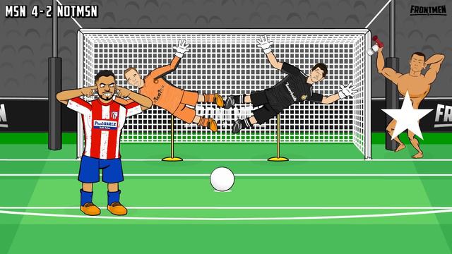 ⚽️DISTRACTION PENALTIES!⚽️ (Starring Mbappe Neymar Messi Ronaldo Penalty Shoot-Out Frontmen 3.1)