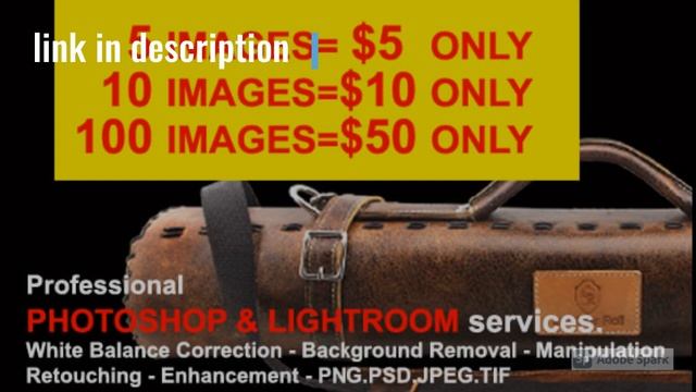 I will do professional photoshop and lightroom editing смотреть онлайн