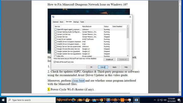 Fix Minecraft Dungeons Network Issue on Windows 10 смотреть онлайн