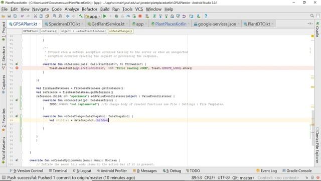 Android, Kotlin, Firebase: get notification when data change смотреть онлайн