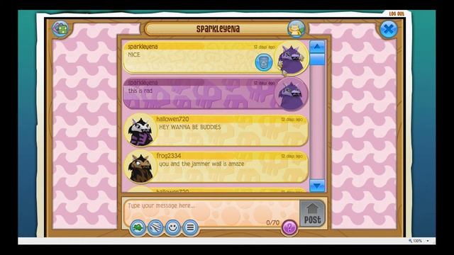 Jammer wall - cool new feature on animal jam! (With unexpected surprise visitor at the end!) смотреть онлайн