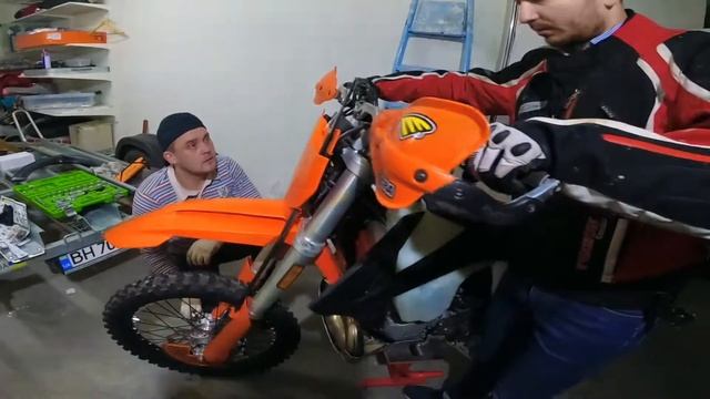 Установка мусов, защиты на KTM EXC 250 TPI / Garage Edition 2 / смотреть онлайн