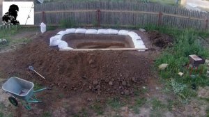 ПРУД на садовом участке! Строим бюджетный прудик!