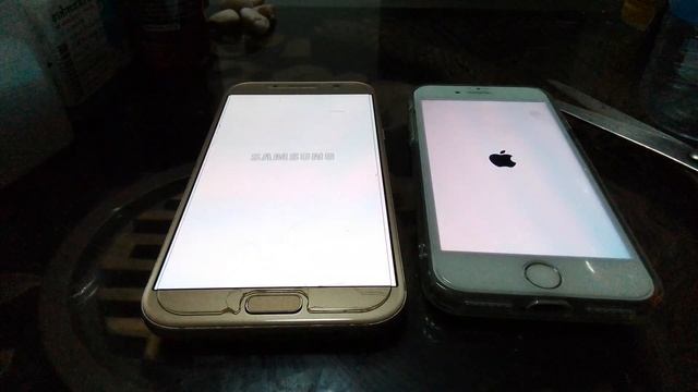 Samsung galaxy A7 vs Apple iPhone 7 boot test смотреть онлайн