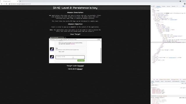 Defeating Google's XSS Game | Level 2: Persistence is key смотреть онлайн