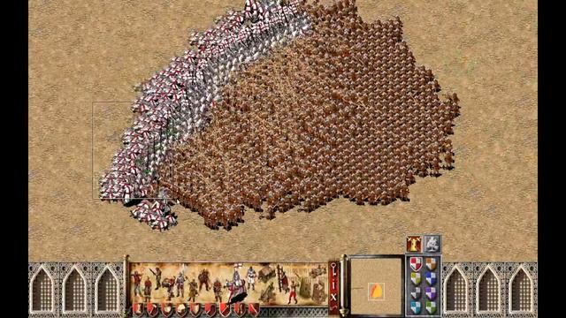 1000 KNIGHTS VS 1500 CROSSBOWMAN | STRONGHOLD CRUSADER смотреть онлайн
