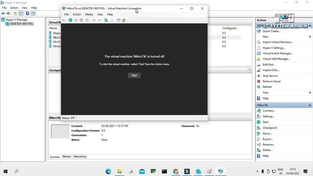 How To Download Install And Configure MikroTik Router On Hyper V смотреть онлайн