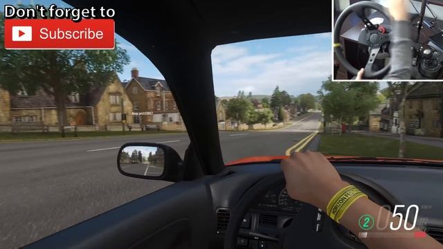 Crazy 1000HP Nissan 180SX Drifting in Forza Horizon 4 - Logitech G29 Steering Wheel смотреть онлайн