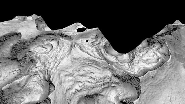 Steens Mountain, Oregon, 3D Slope Map Draped on 1-meter Digital Elevation Model смотреть онлайн