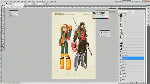 Sketches @ Midnight: X-Men Rogue & Gambit смотреть онлайн